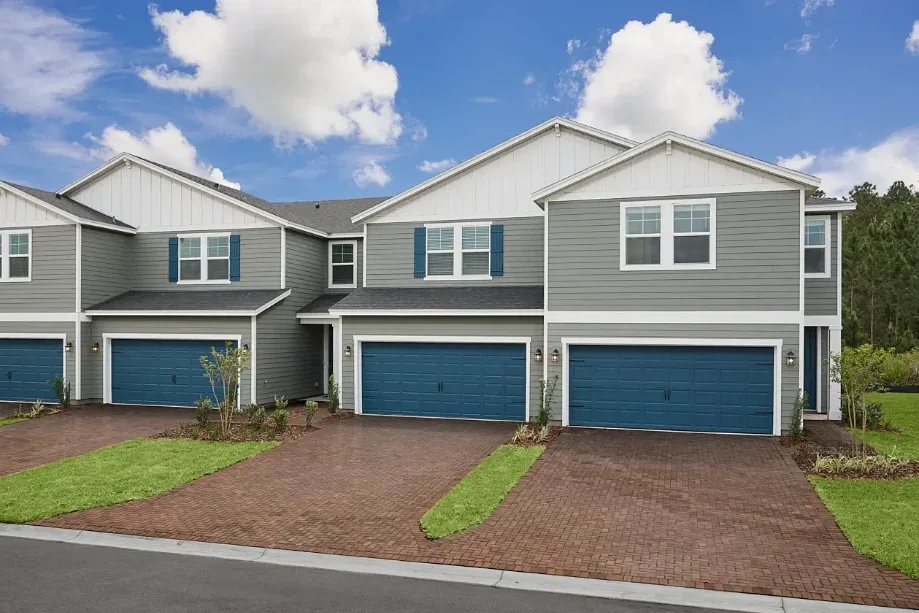 Hampton model home exterior in St. Johns County, Florida