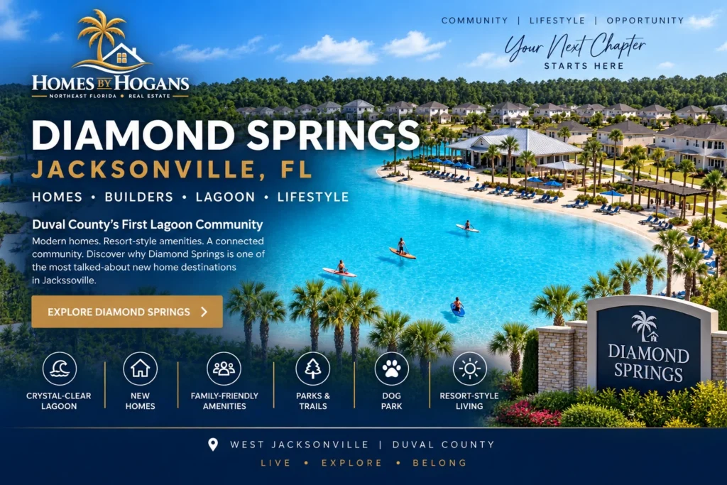 Diamond Springs lagoon community in Jacksonville, Florida