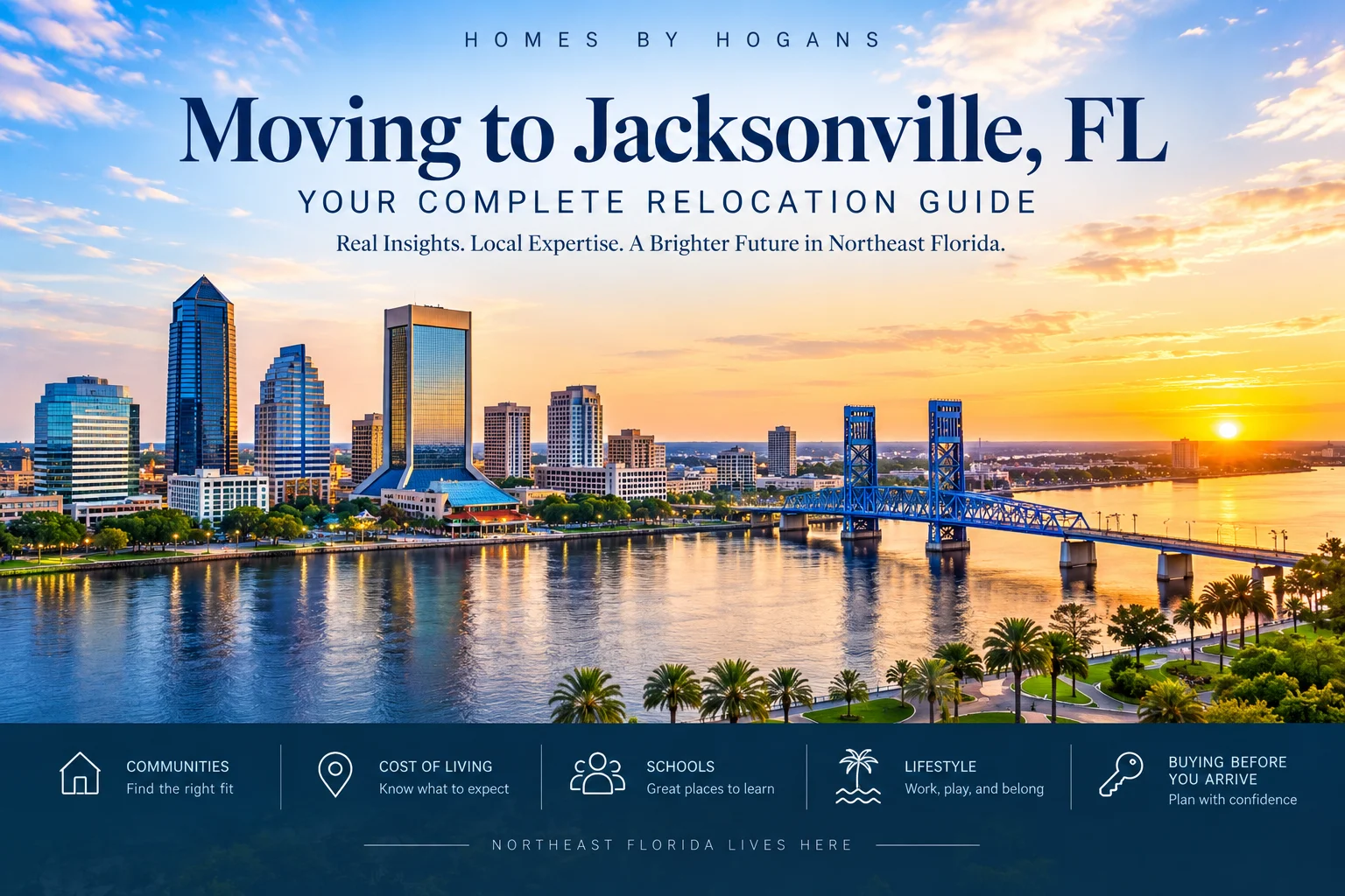 Homes By Hogans Northeast Florida relocation guide graphic